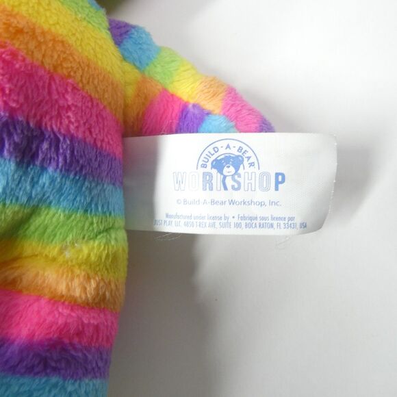 Build a Bear Workshop Rainbow Sloth Mini Plush 8" BABW - Picture 2 of 4
